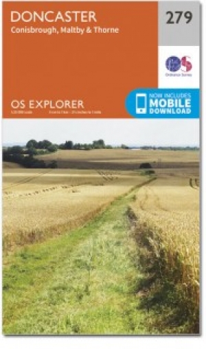 Wandelkaart 279 Doncaster- South Yorkshire - OSI