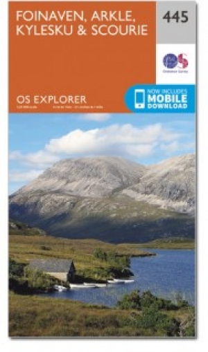 Wandelkaart 445 Foinaven- Arkle & Kylesku- Schotland - OSI
