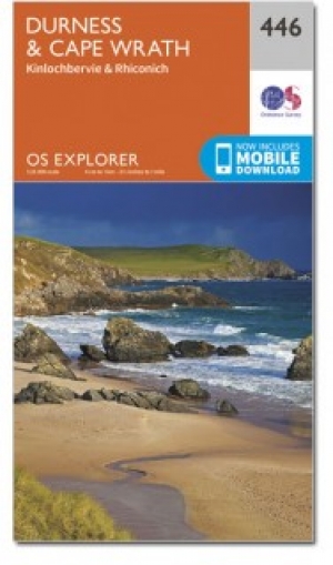Wandelkaart 446 Durness & Cape Wrath Schotland - OSI