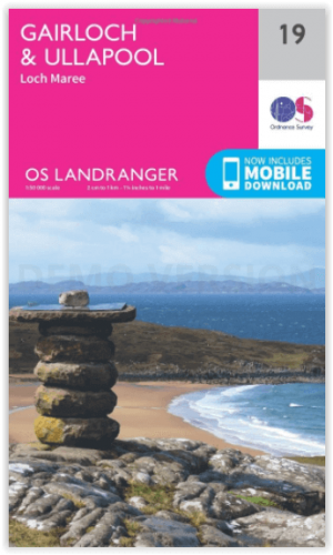 Wandelkaart 19 Gairloch & Ullapool- Highland's Schotland - OSI