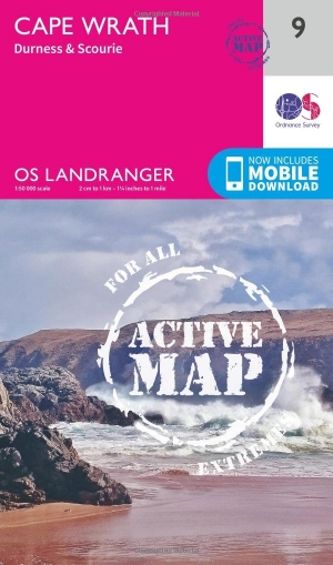 Wandelkaart 9 Cape Wrath- Noordelijke Highland's - OSI