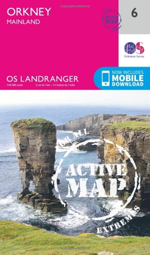 Wandelkaart 6 Orkney Islands Mainland - Schotland - OSI
