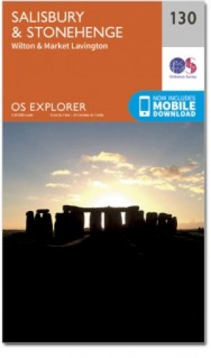 Wandelkaart 130 Salisburry & Stonehenge- Wiltshire - OSI