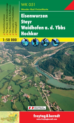 Wandelkaart Eisenwurzen- Steyr- Waidhofen Ybbs & Hochkar - F&B