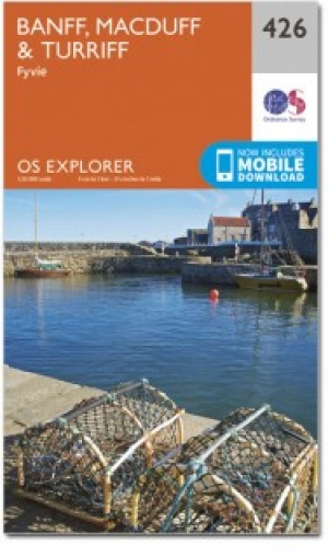 Wandelkaart 426 Banff Macduff & Turriff Schotland - OSI