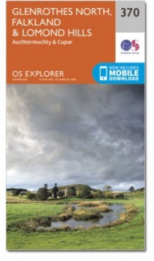 Wandelkaart 370 Glenrothes North & Falkland- Schotland OSI