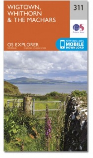Wandelkaart 311 Wigtown & Whithorn Schotland - OSI