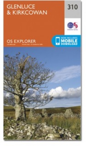 Wandelkaart 310 Glenluce & Kirkcowan- Schotland - OSI