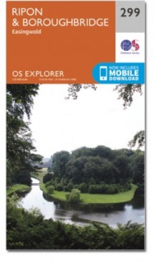 Wandelkaart 299 Ripon & Boroughbridge - England - OSI