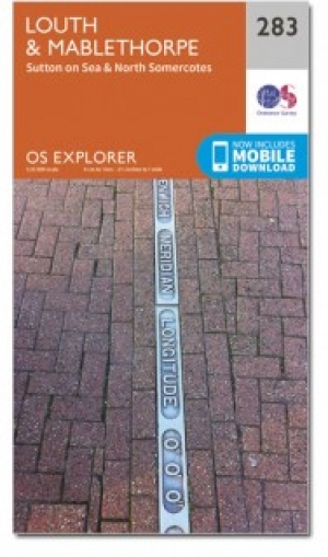 Wandelkaart 283 Louth & Mablethorpe- Lincolnshire - OSI