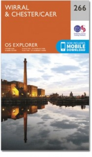 Wandelkaart 266 Wirral Chester & Caer Merseyside -  OSI