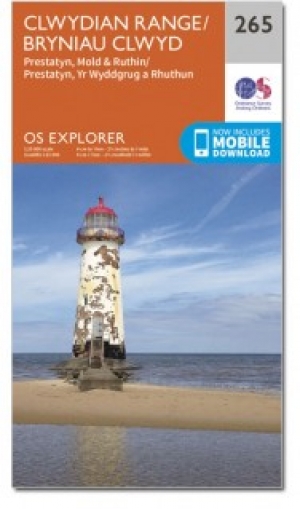 Wandelkaart 265 Clwydian Range- Prestatyn- Mold - OSI