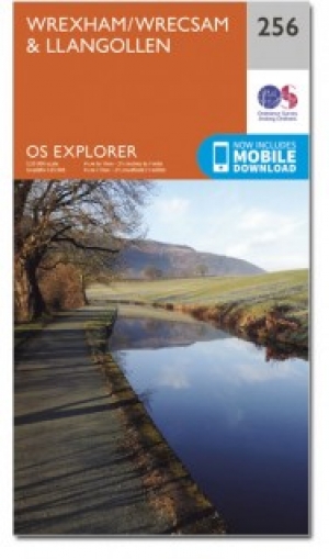 Wandelkaart 256 Wrexham Wrecsam & Llangollen - OSI