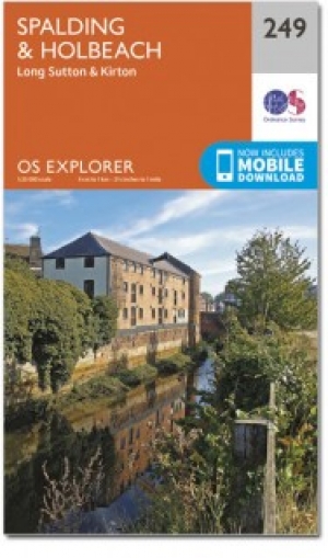 Wandelkaart 249 Spalding & Holbeach- Lincolnshire - OSI