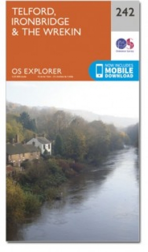 Wandelkaart 242 Telford- Ironbridge & The Wrekin - OSI