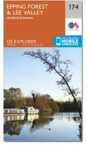 Wandelkaart 174 Epping Forest & Lee Valley- London - OSI