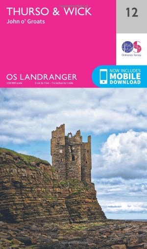 Wandelkaart 12 Thurso & Wick Highland's - OSI