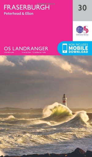 Wandelkaart 30 Fraserburgh- Aberdeenshire Schotland - OSI