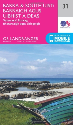 Wandelkaart 31 Barra & South Uist- Schotland - OSI