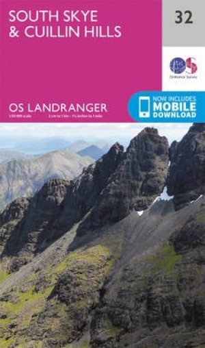 Wandelkaart 32 Isle of Skye south & Cuillin Hills - OSI