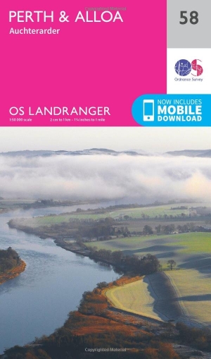 Wandelkaart 58 Perth & Alloa - Perth & Kinross - OSI