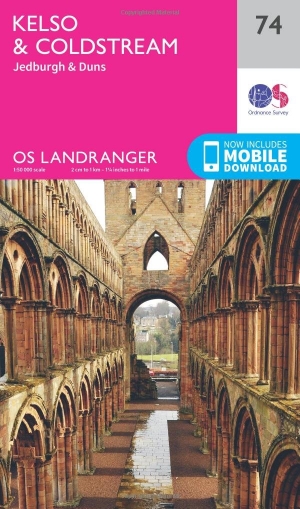 Wandelkaart 74 Kelso & Coldstream - Schotland - OSI