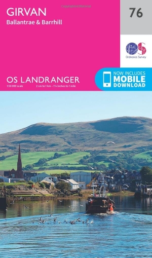 Wandelkaart 76 Girvan- South Ayrshire - Schotland - OSI