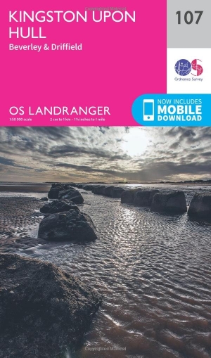 Wandelkaart 107 Kingston upon Hull- Yorkshire - OSI