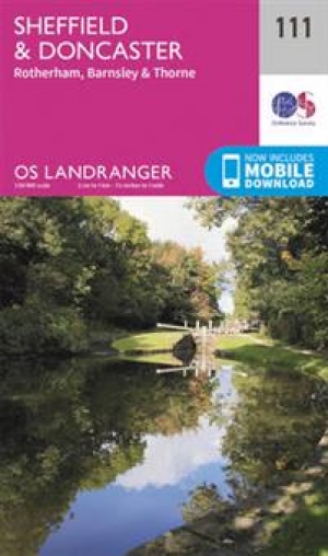 Wandelkaart 111 Sheffield & Doncaster England - OSI