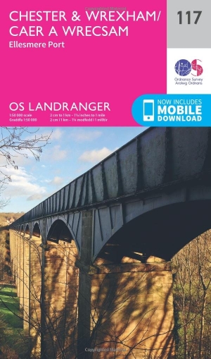 Wandelkaart 117 Chester & Wrexham - West Cheshire - OSI