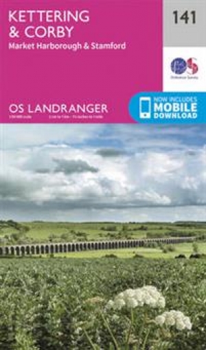 Wandelkaart 141 Kettering & Corby- England - OSI