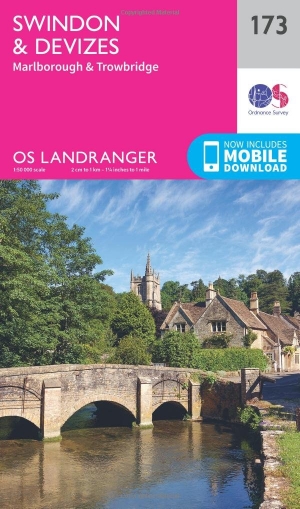 Wandelkaart 173 Swindon & Devizes- England - OSI