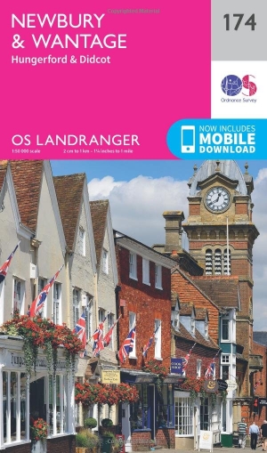 Wandelkaart 174 Newbury & Wantage- England - OSI