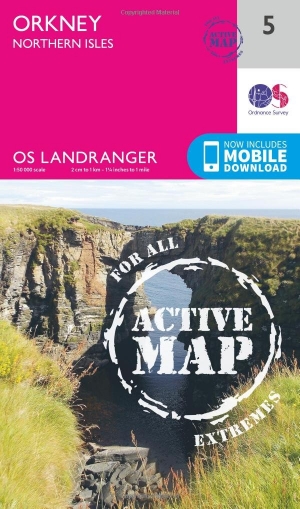 Wandelkaart 5 Orkney Northern Isles - Schotland - OSI
