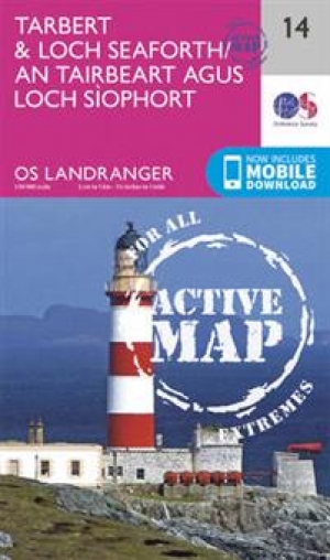 Wandelkaart 14 Tarbert & Loch Seaforth- Argyl & Bute - OSI