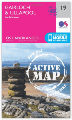 Wandelkaart 19 Gairloch & Ullapool- Highland's Schotland - OSI