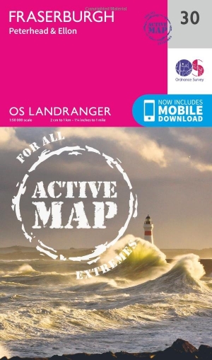 Wandelkaart 30 Fraserburgh- Aberdeenshire Schotland - OSI