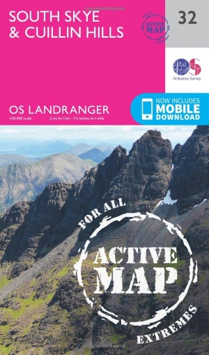 Wandelkaart 32 Isle of Skye South & Cuillin Hills - OSI