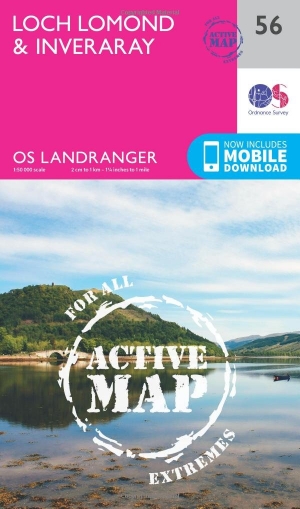 Wandelkaart 56 Loch Lomond & Inveraray- Trossachs NP - OSI