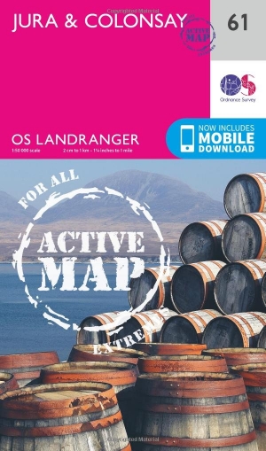 Wandelkaart 61 Jura & Colonsay - Inner Hybrids - OSI