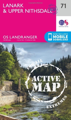 Wandelkaart 71 Lanark & Upper Nithsdale - OSI