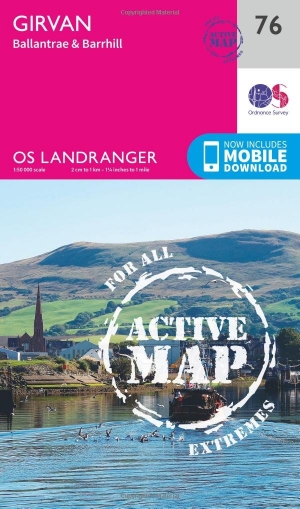 Wandelkaart 76 Girvan- South Ayrshire -Schotland - OSI