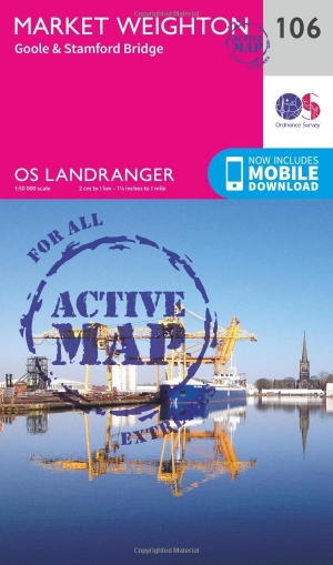 Wandelkaart 106 Market Weighton- Goole- England - OSI