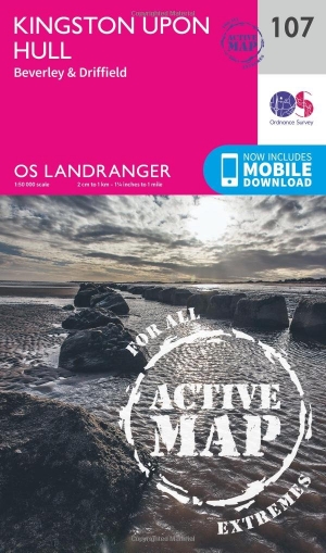 Wandelkaart 107 Kingston upon Hull- Beverley - OSI