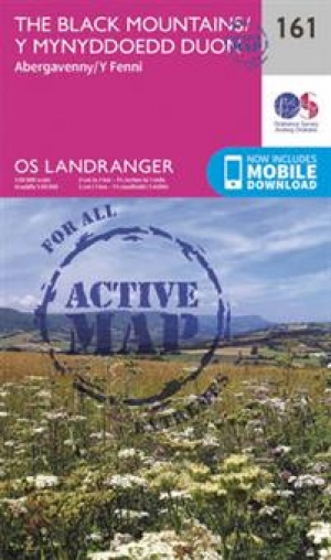 Wandelkaart 161 Black Mountains & Brecon Beacons NP - OSI