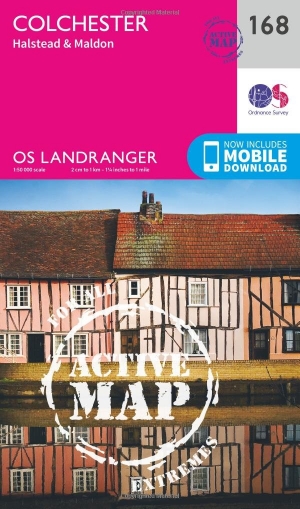 Wandelkaart 168 Colchester- Halstead & Maldon - OSI