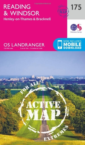 Wandelkaart 175 Reading & Windsor- S.E. England - OSI