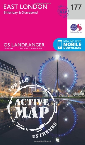 Wandelkaart 177 East London & Billericay- England - OSI