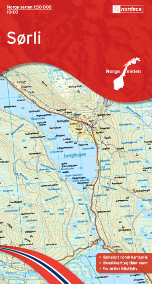 Wandelkaart 10100 Sørli Noord Trøndelag - Nordeca AS
