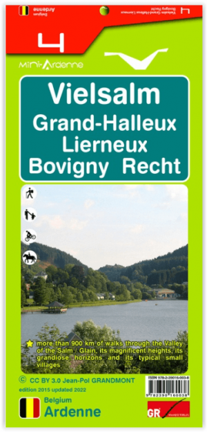 Wandelkaart 04 Vielsalm Ardennen België - Mini-Ardenne